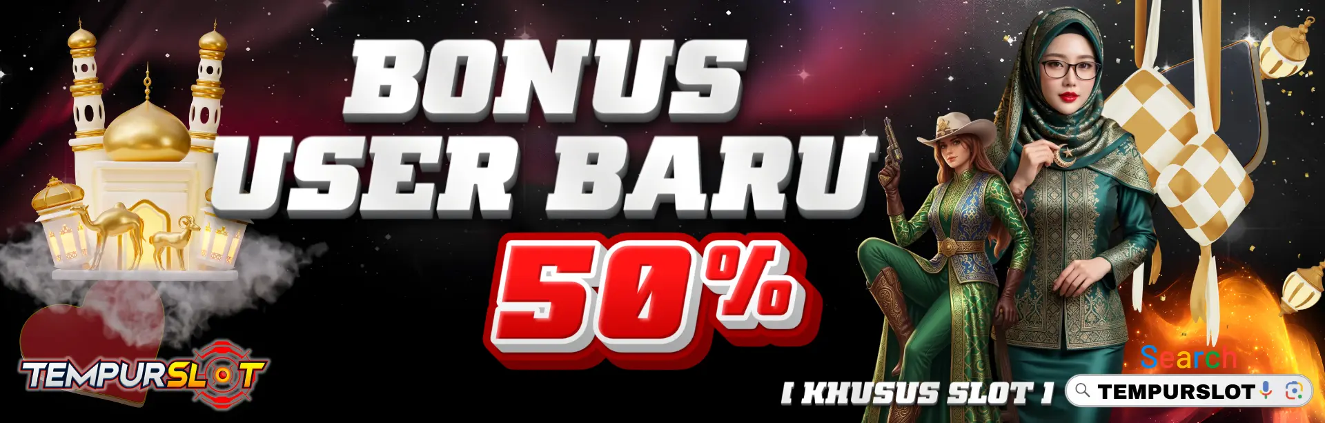 Bonus New User 50% (slot)