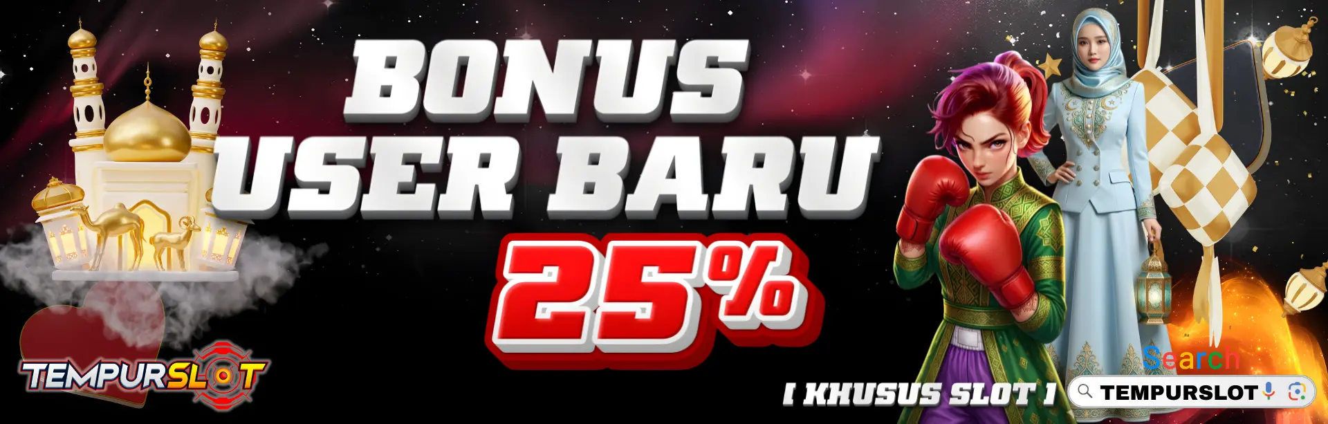 Bonus New User 25% (slot)