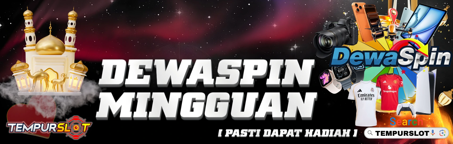 Hadiah Mingguan DewaSpin