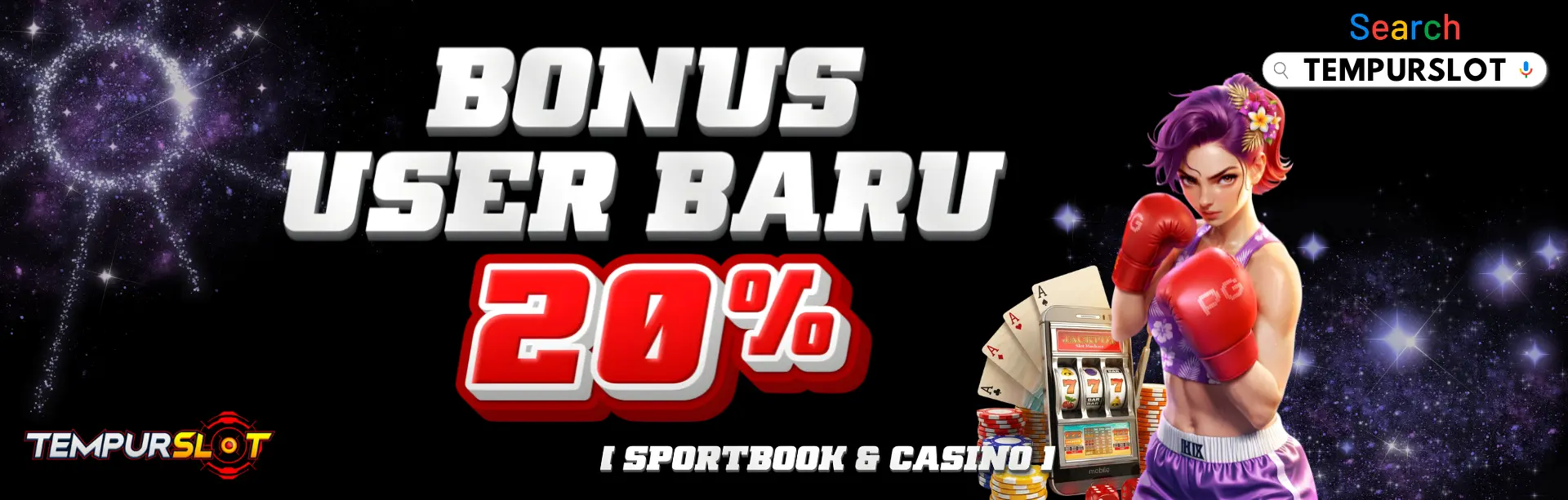 Bonus New User 20% (Sportbook & Casino)